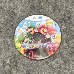 Mario Party 10 (Nintendo Wii U, 2015) Loose Disc Only - Tested & Working Mint